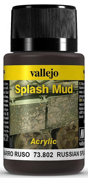 Vallejo 773802 - Weathering Schlamm-Spritzer Russland, 40ml