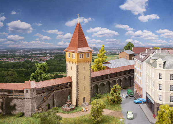 Faller 232200 - Altstadtmauer-Set Stadtturm