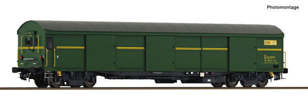 Roco 6600242 - EINSTELLER Postwagen PTT grün DC + Schlusslicht E4