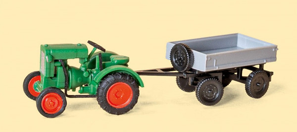 Auhagen 44659 - Deutz-Schlepper F1M414 mit Anhänger
