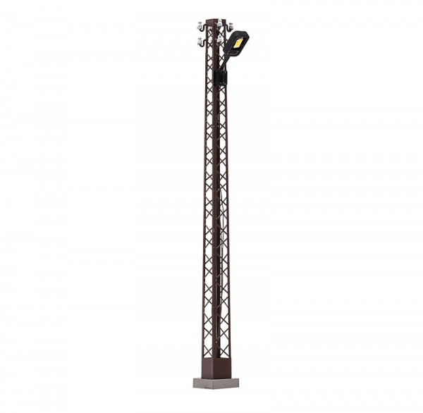 Busch 8742 - Rost Gittermastl. gelb eckig