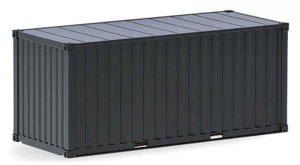 Herpa 747127 - 2x 20ft Container "Bundeswehr", Bronzegrün (unbedruckt)