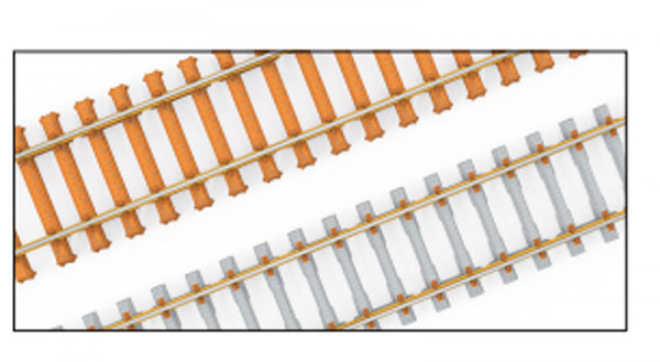 Lenz 45014-01 - Gleis flexibel Stahlschwellen,