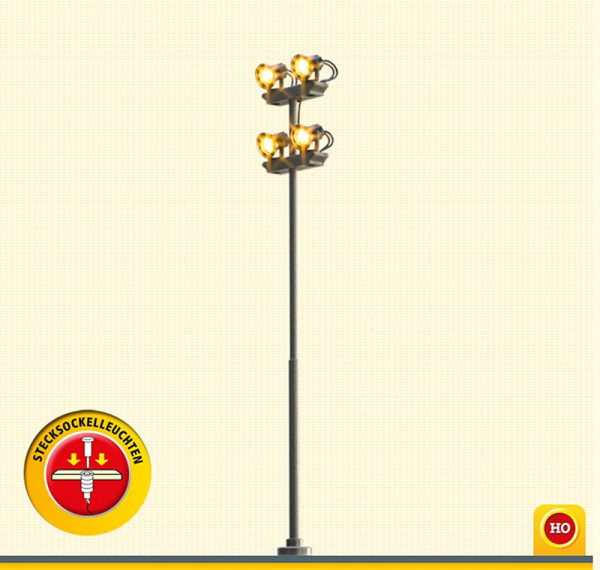 Brawa 84152 - H1 Flutlicht Stecks. 4-f. [1