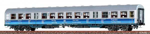 Brawa 58199 - DB Nahverkehrswagen"Silberling" 2.Klasse Bnrzb728 "Flughafen Frankfurt/Main" Ep.4, in