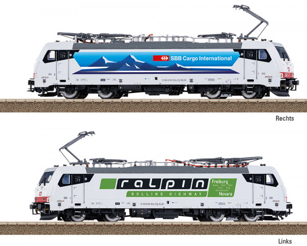 Trix 25801 - SBB Ellok BR 186 der Akiem SAS "ralpin" Ep.6, DCC + Sound