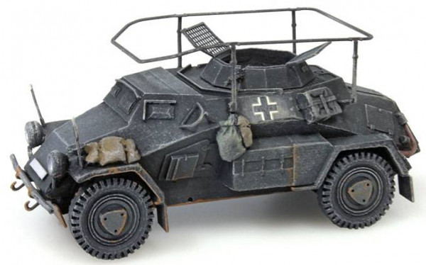 Artitec 387.106-GR - Sd. Kfz 223, 4-Rad, Späh-Funkwagen MG34 grau, Fertigmodell