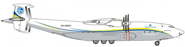 Herpa 532648 - Antonov Airlines Antonov AN-22 Antei