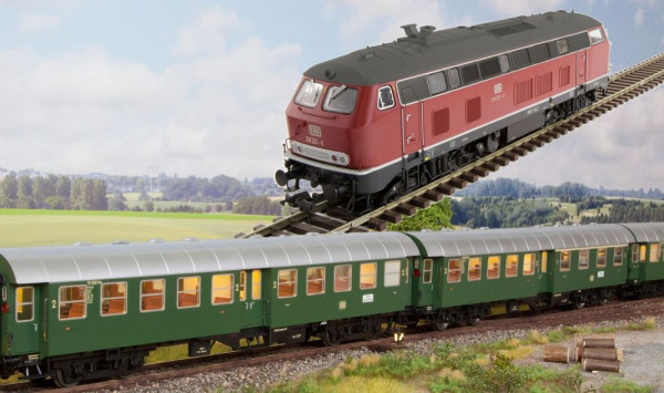 Lenz 43180-01 - Zug-Set BR218 mit 3 4-achser