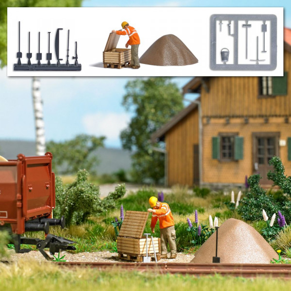 Busch 7967 - A-Set: Gleisbauarbeiter Ep.5