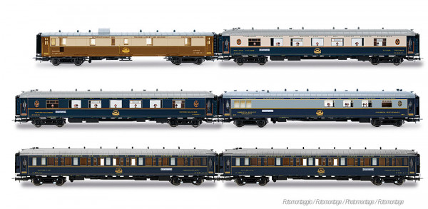 Rivarossi HR4423 - Intraflug/CIWL, 6-tlg. Set „50 Jahre Nostalgie-Istanbul-Orient-Express”, 1976