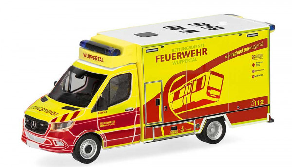 Herpa 099752 - MBSprinter 18 Fahrtec RTW
