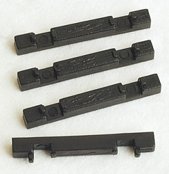 Peco SL308F - Code 55 Schwellendstück für Holzschwellen, 24 Stück