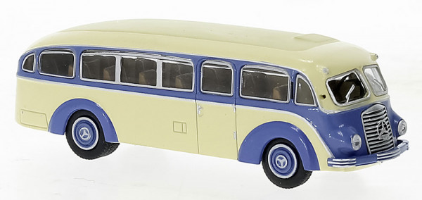 Brekina 52431 - Mercedes LO 3500 beige, blau, 1936,