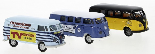 Brekina 90493 - Set VW T1b 3 Modelle 1960, Afrika,