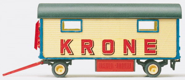 Preiser 21017 - Packwagen 6mtr. mit kleinen Fenstern "Circus Krone" Fertigmodell
