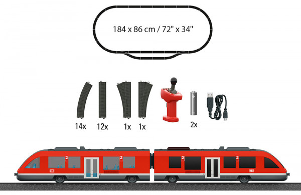 Märklin 29113 - Startp.Nahverkehrszug LINT