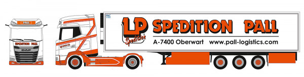 Herpa 931342 - DAF XG+ Kühlkoffer-Sattelzug "Ludwig Pall" (Österreich/Oberwart)