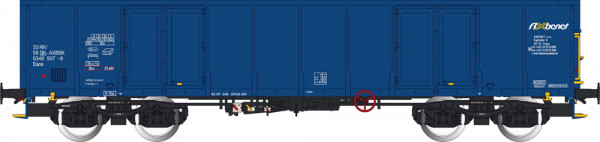 Albert Modell 534011 - ZSSK offener Güterwagen Eaos blau Ep.6, "Axbenes"