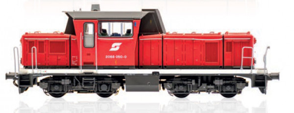 Jägerndorfer JC20622 - ÖBB Diesellok Reihe 2068.060 Ep.4, Metall-Modell, DCC + Sound