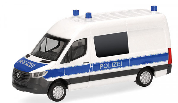 Herpa 098786 - MB Sprinter 18 Halb. HD Poliz