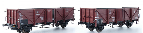Exacttrain 20360 - DR Set offener Güterwagen Duisburg 2-teilig Ep. 3a, Brit-US-Zone