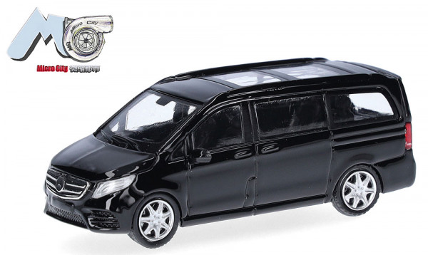 Herpa 87MC000075 - Mercedes-Benz V-Klasse, schwarz