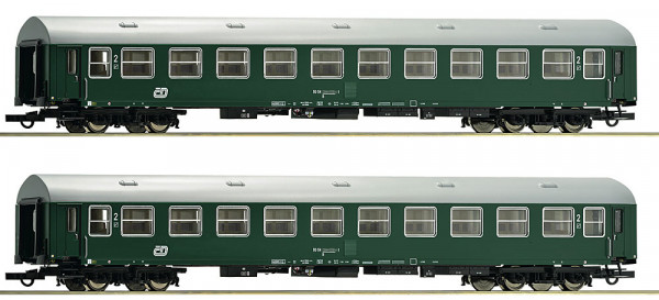 Roco 6200222 - CD 2er Set Personenwagen 2. Kl. Y/B 70 CD E5