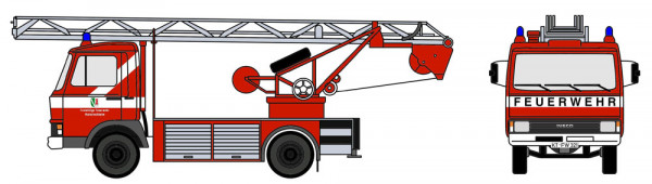 Loewe 4121 - Iveco Magirus "Zeta" 90M5 - DL18 Fw. Mainstockheim