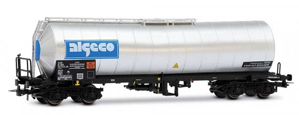 Jouef HJ6324 - SNCF Isolierkesselwagen 4-achsig „algeco”, chromsilberne Farbgebung, Ep.4