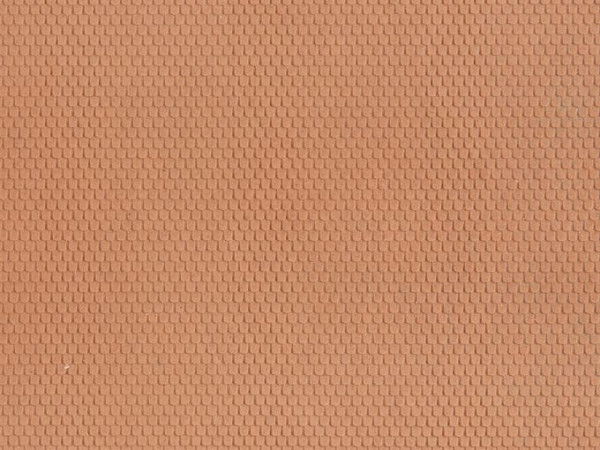 Noch 60360 - Biberschwanz rot 28 x 10 cm -Strukturfolie 3D