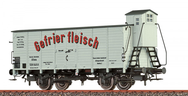 Brawa 51213 - H0 Bierwagen "Gefrierfleisch Hamburg Altona" DRG