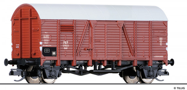 Tillig 95238 - Gedeckter Güterwagen Kddt der PKP, Ep. III
