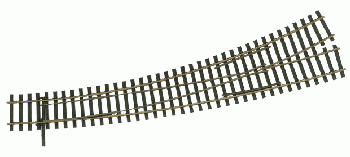 Tillig 85374 - Innenbogenweiche IBW 17°/29° R934 links Herzstückwinkel 9* R534/934