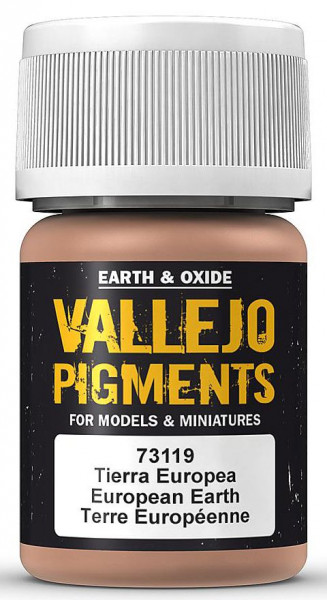 Vallejo 773119 - Pigmentfarbe 30ml Europäische Erde