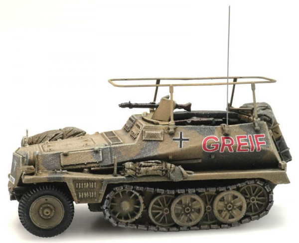 Artitec 6870277 - SdKfz 250/3 Afrika GREIF Fertigmodell aus Resin, lackiert