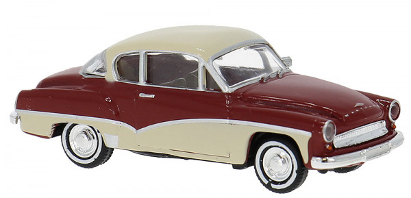 Brekina 27159 - Wartburg 311 Coupe dunkelrot/hellbeige 1959