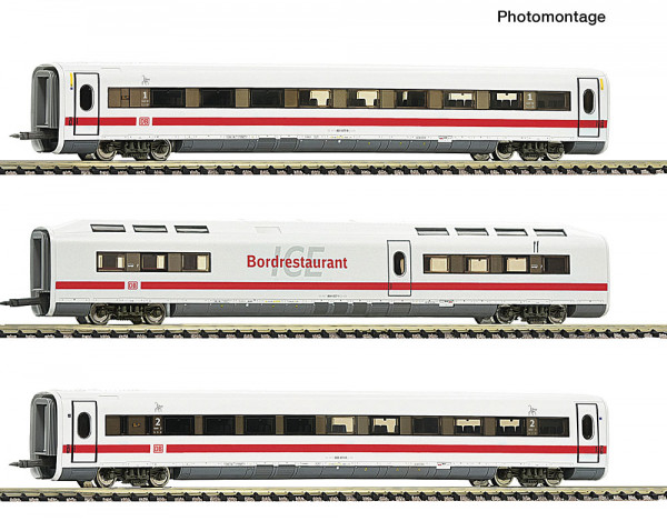 Fleischmann 7760014 - DB-AG 3er Set Ergänzungswagen ICE 1 DB-AG E6