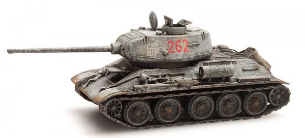 Artitec 6870024 - USSRT34 - 85mm Gun Soviet Army Winter Militär Fertigmodell aus Resin, lackiert