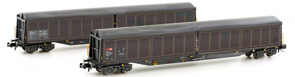 Hobbytrain H23440 - SBB Set Schiebewandwagen Habils 2-teilig Ep.5-6, Wagen gealtert
