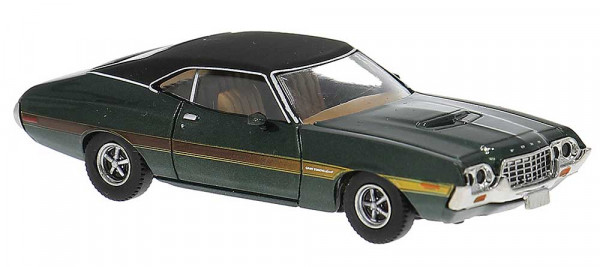 Brekina 18325 - Ford Gran Torino Sport "Filmauto" grün/schwarz 1969