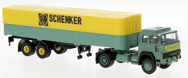 Brekina 83253 - Magirus 310 D 16 PP-Sattelzug 1974, Schenker,