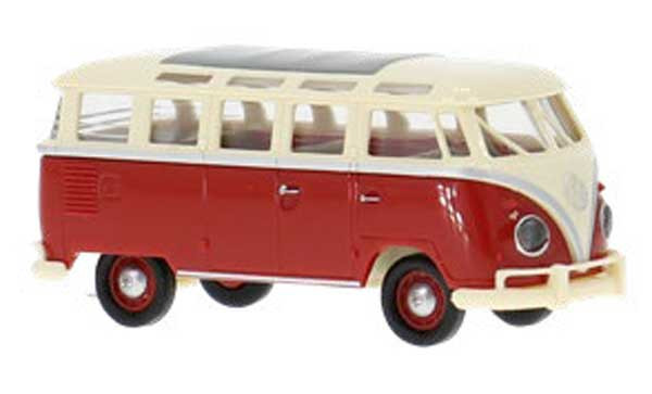 Brekina 31860 - VW T1b Samba hellbeige/rot 1960