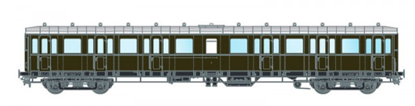 Artitec 20.251.98 - PKP C12c Personenwagen Bausatz