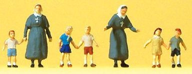 Preiser 79211 - Diakonissen mit Kindern