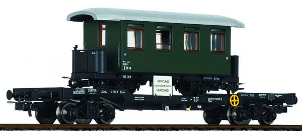 Liliput 235786 - ÖBB Flachwagen 4achsig Ep.4, beladen mit H0e Personenwagen