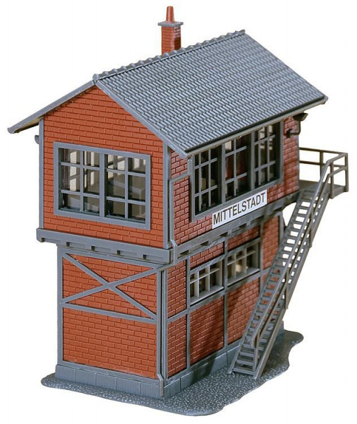 Faller 120120 - Stellwerk Fachwerkbauweise mit Außenaufgang