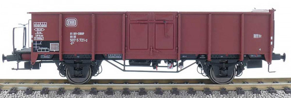 Exacttrain 23915 - DB offener Güterwagen E040 EUROP mit Bremserbuhne Ep.4