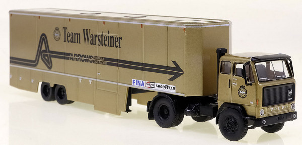 Brekina 85680 - Volvo F 89 Renntransport-SZ 1973, Team Warsteiner Arrows,