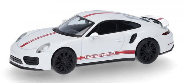 Herpa 420358-002 - Porsche 911 (991) Turbo, carraraweiß